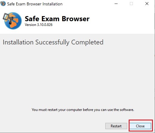 Завершение установки